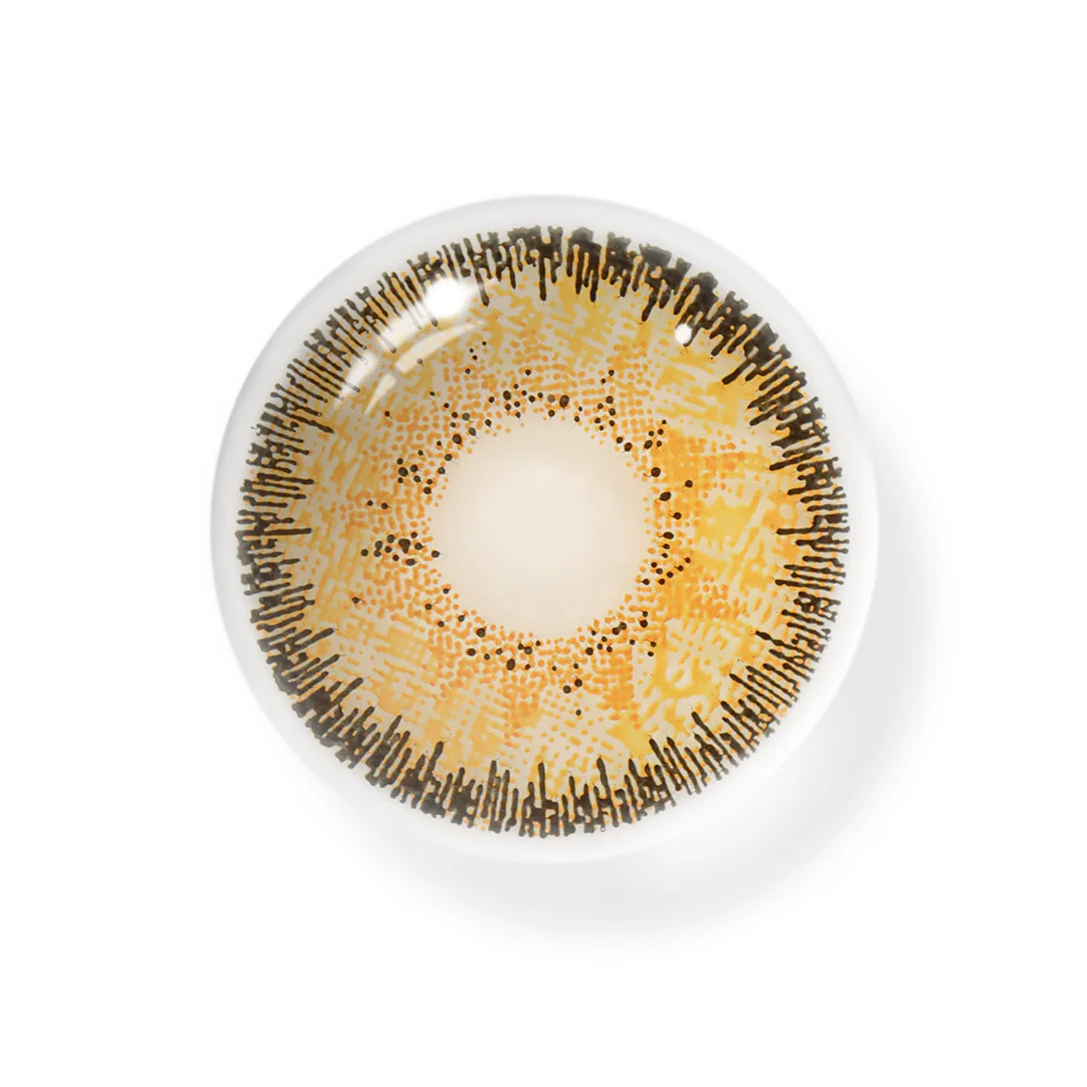 Artemis Golden Sand Colored Contact Lenses - Roseibase