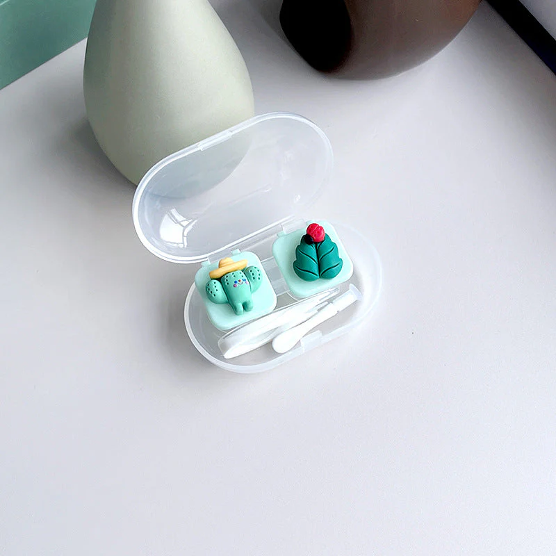 DIY Colored Contact Lens Case - Roseibase