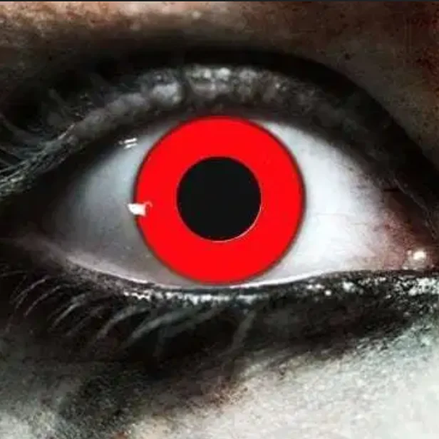 Halloween Red vampire Colored Contact Lenses - Roseibase