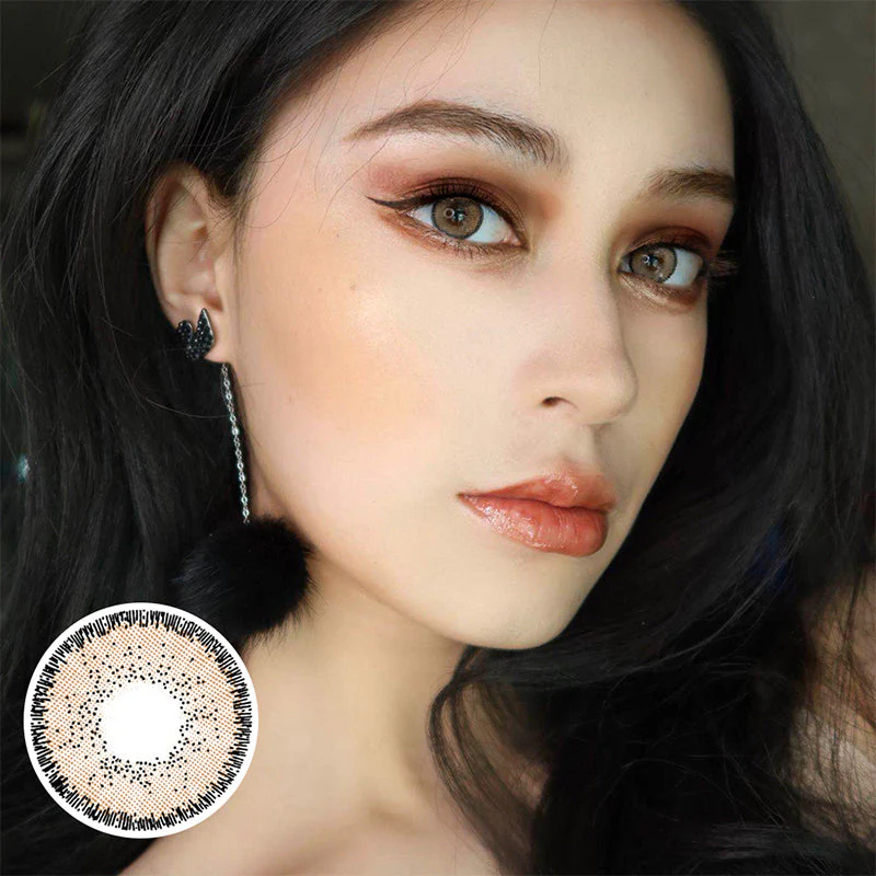 Natural Colors OCRE BROWN Colored Contact Lenses - Roseibase