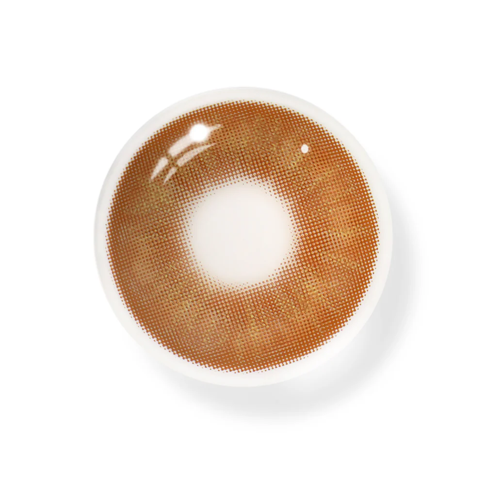 Amaretto Brown Colored Contact Lenses - Roseibase