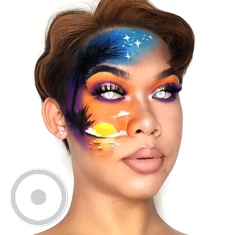 Cosplay Unmanned Colored Contact Lenses - Roseibase