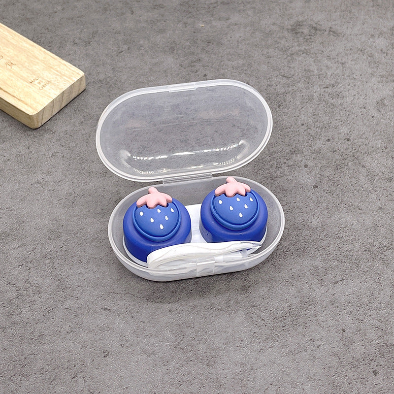 Cute Fruit Colored Contact Lens Case - Roseibase