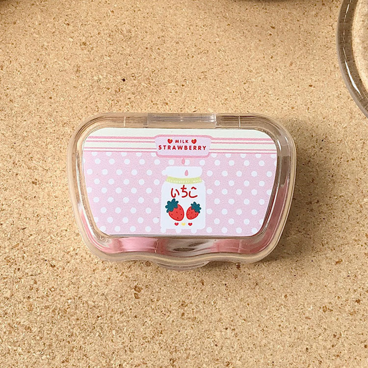 Cute Cartoon Colored Contact Lens Case - Roseibase