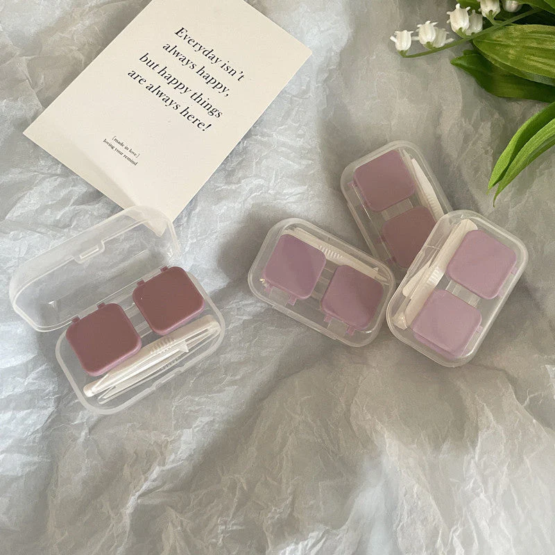 Like Fish Ins Style Colored Contact Lens Case - Roseibase