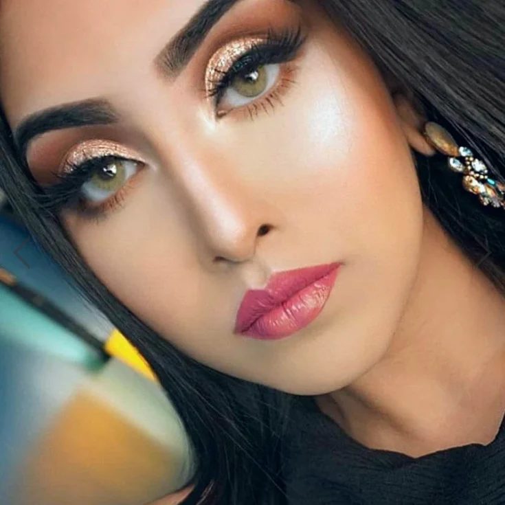 Natural Colors AMBAR BROWN Colored Contact Lenses - Roseibase