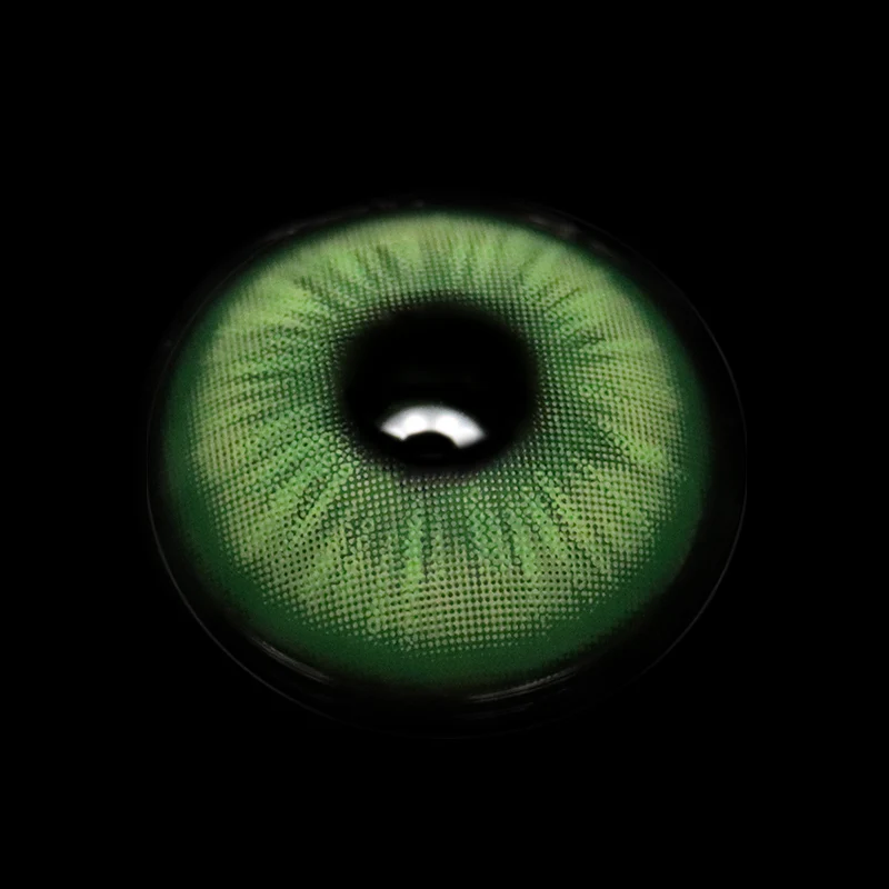 Amaretto Green Colored Contact Lenses - Roseibase