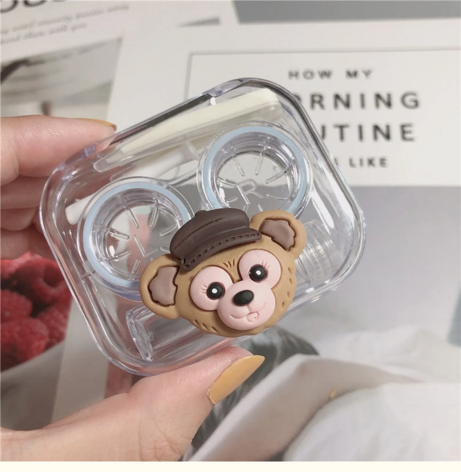 Duffy Colored Contact Lens Case - Roseibase