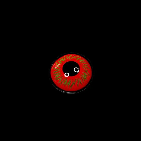 Cosplay WOLF EYES Red Colored Contact Lenses - Roseibase