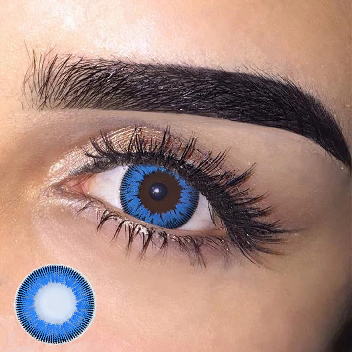 Alsephina Blue Colored Contact Lenses - Roseibase