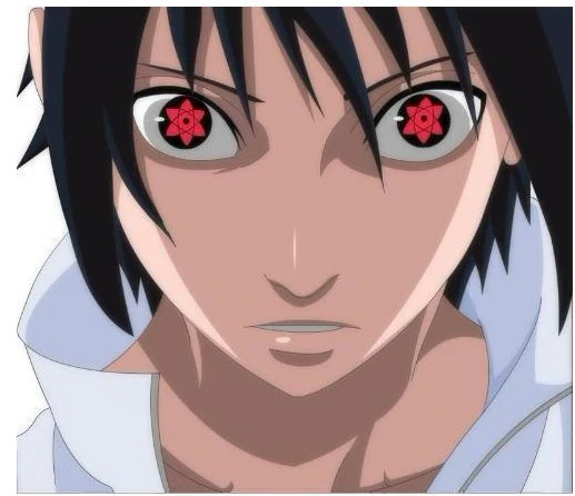 Cosplay Sharingan Red Colored Contact Lenses - Roseibase