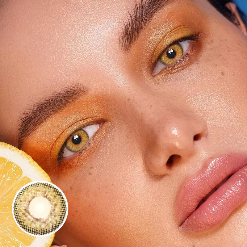 Elida Hazel Colored Contact Lenses - Roseibase