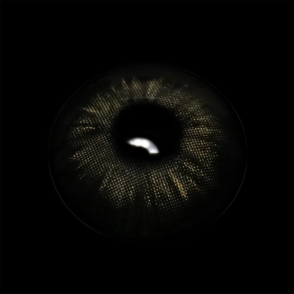 Amazonia Devil's Triangle Black Prescription Colored Contact Lenses - Roseibase