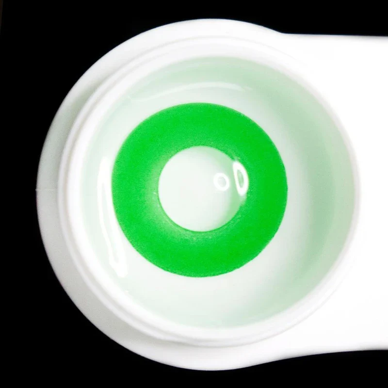 Halloween Greenout Colored Contact Lenses - Roseibase