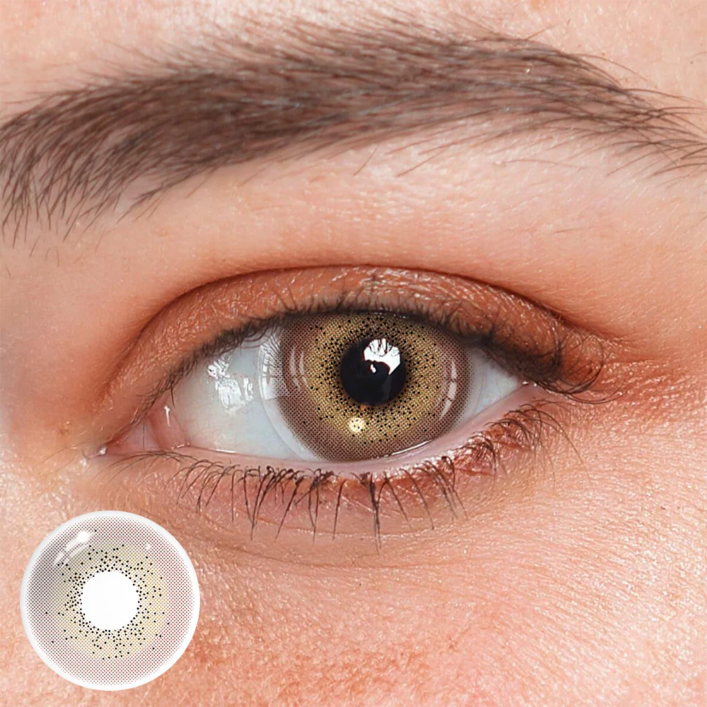 Gimlet Brown Colored Contact Lenses - Roseibase