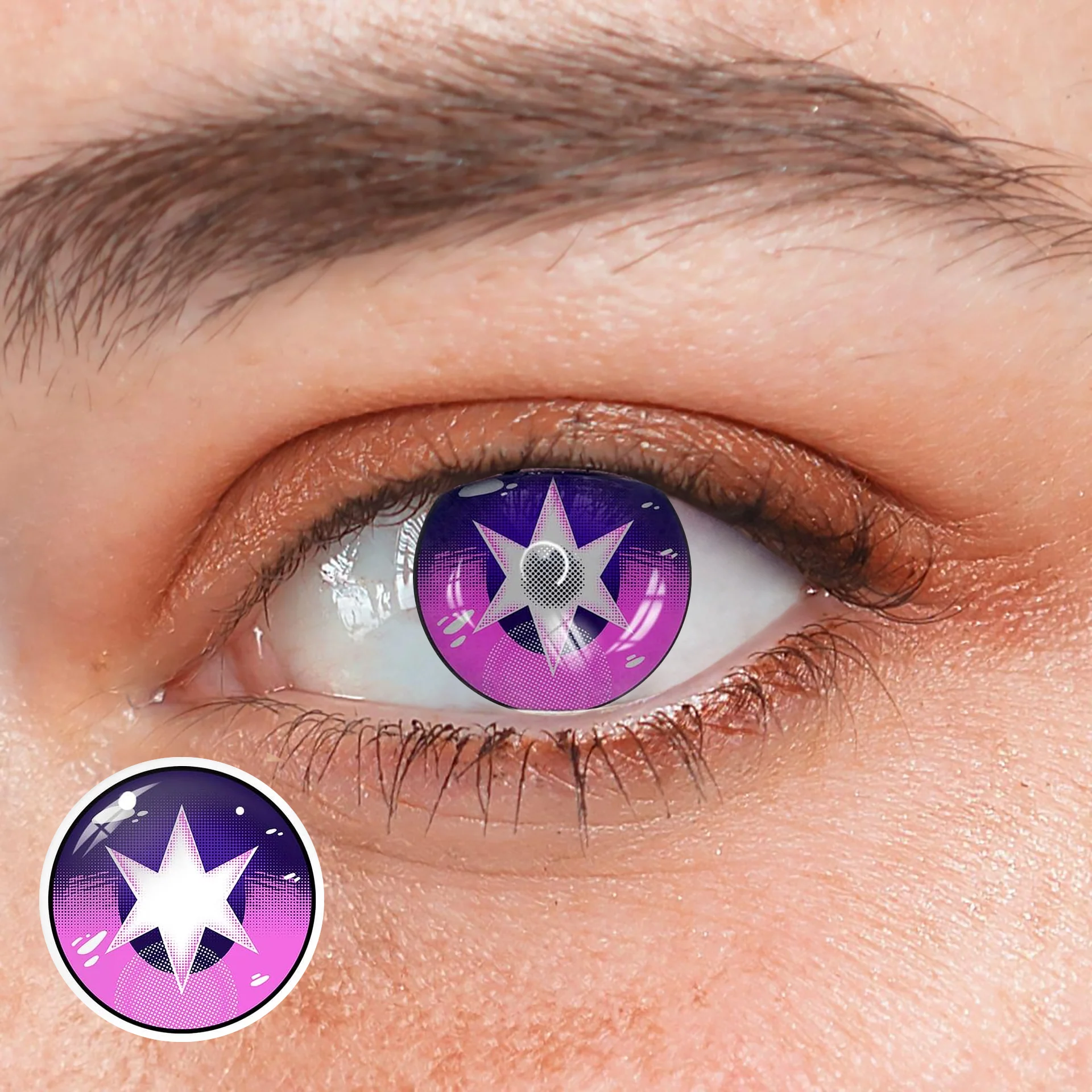 Cosplay Oshi No Ko Hoshino Ai Violet Colored Contact Lenses - Roseibase