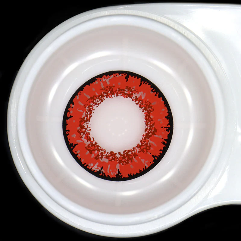 Cosplay Queen Red Colored Contact Lenses - Roseibase