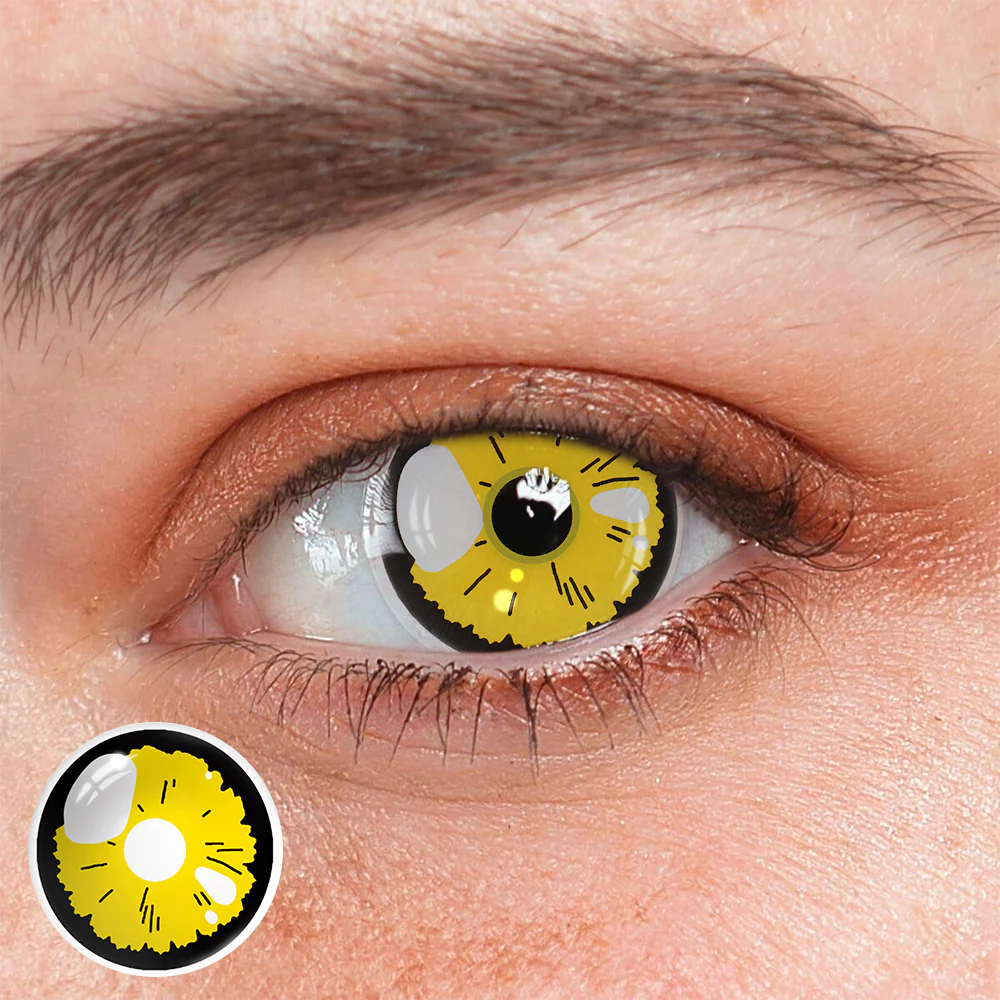 Cosplay Lobelia Veronica Yellow Colored Contact Lenses - Roseibase