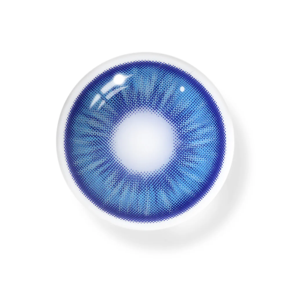 Amaretto Blue Prescription Colored Contact Lenses - Roseibase