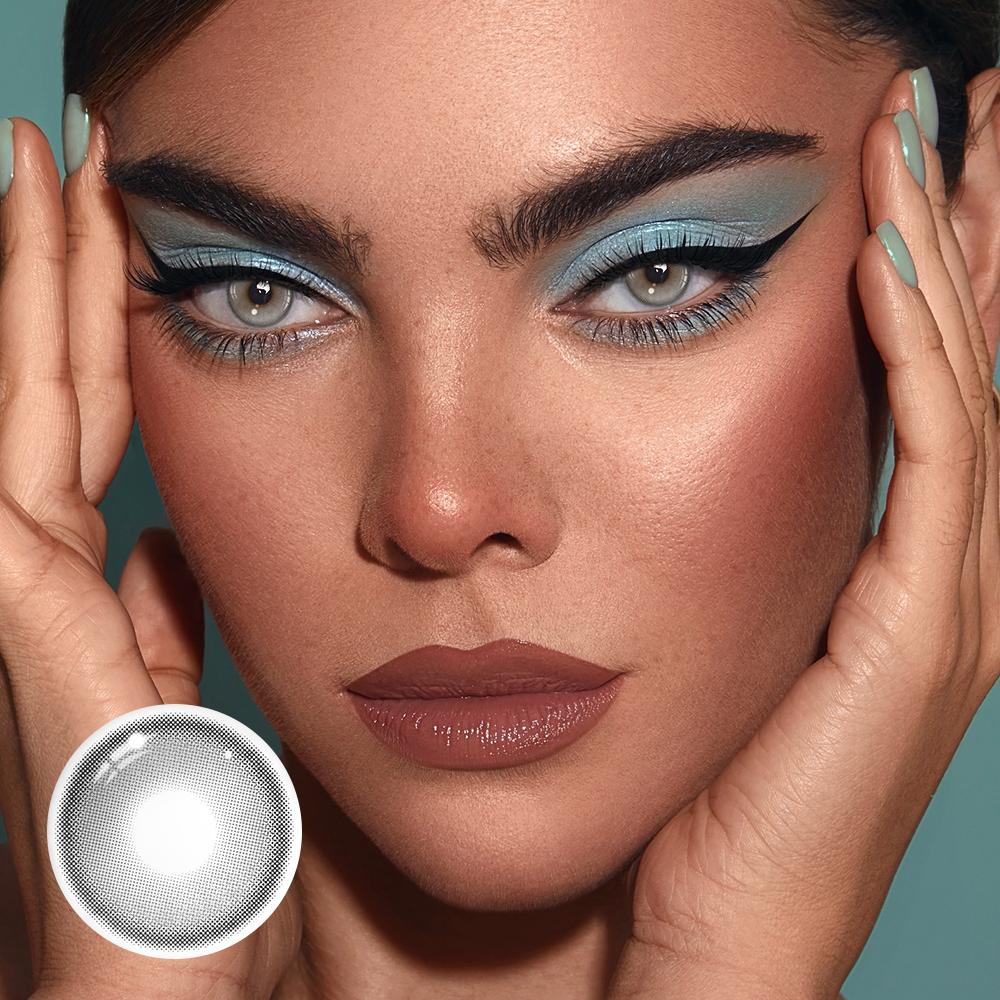 Collins Bejeweled Gray Colored Contact Lenses - Roseibase