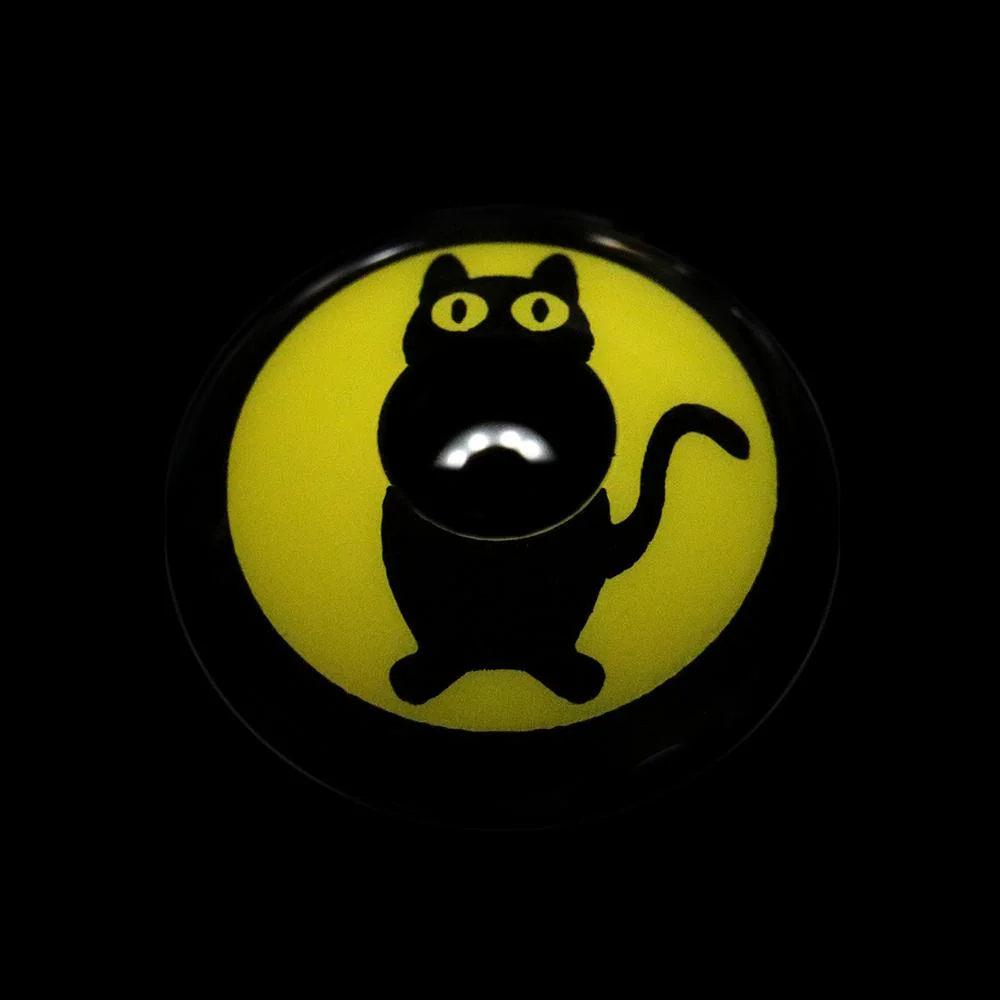 Halloween Cat Black Colored Contact Lenses - Roseibase