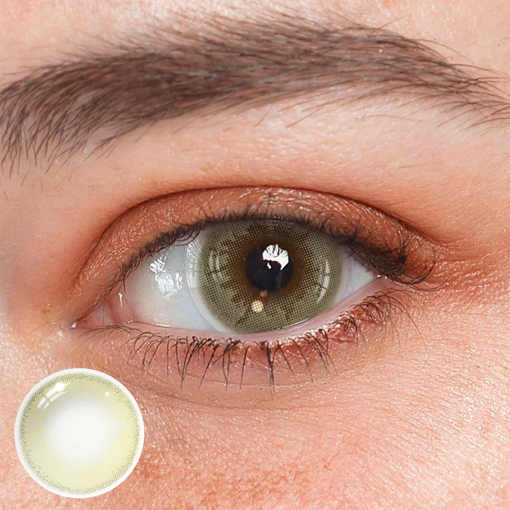 GLOW GRAY CARAMEL Colored Contact Lenses - Roseibase