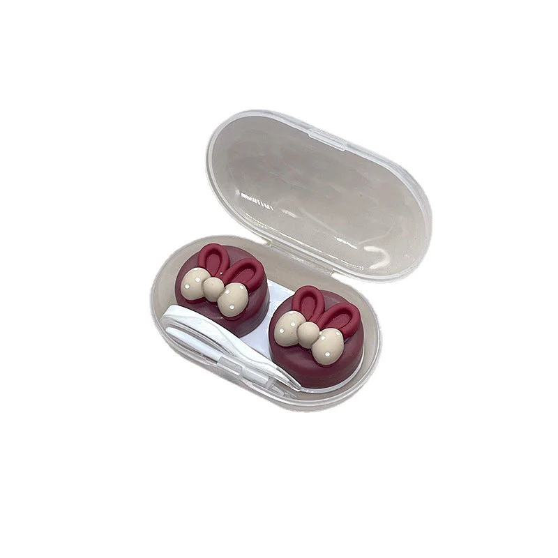 Girlhood Colored Contact Lens Case - Roseibase