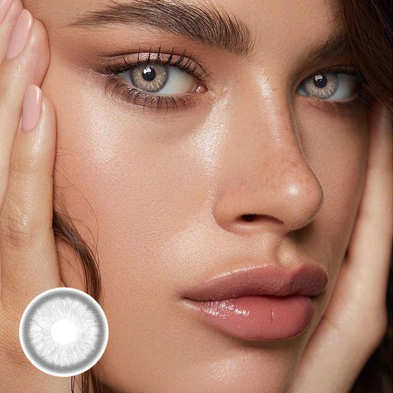 Madonna Courtship Grey Colored Contact Lenses - Roseibase