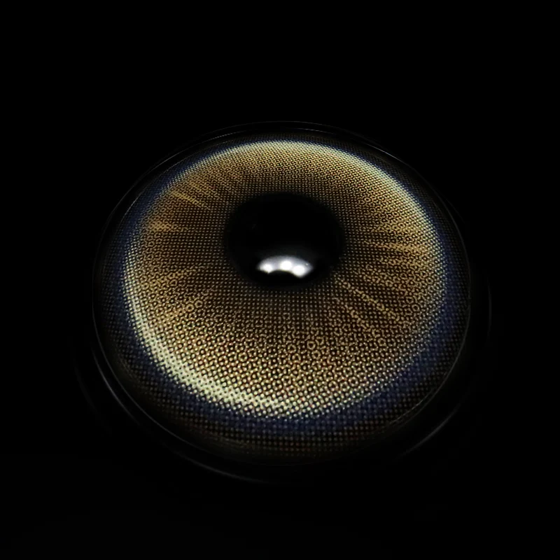 Avery Light Brown Colored Contact Lenses - Roseibase