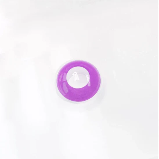 Cosplay Grey violet block Purple Colored Contact Lenses - Roseibase