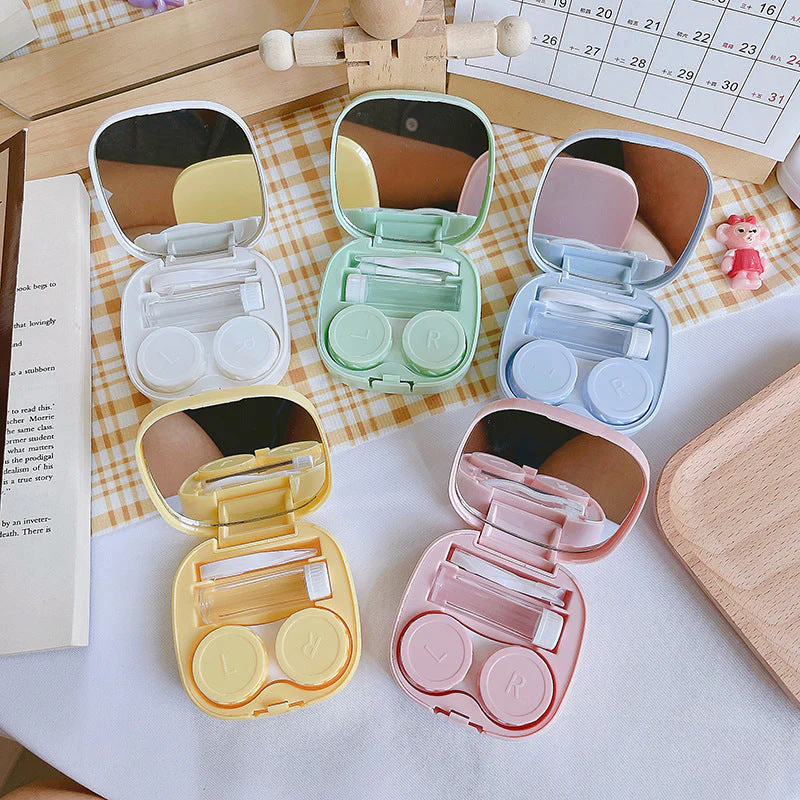 Candy Colored Contact Lens Case - Roseibase