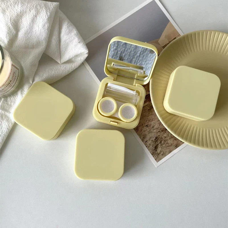 INS Cosmetic Colored Contact Lens Case - Roseibase