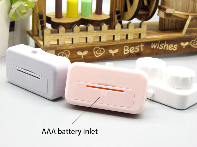 Electric cleaning Multicolor Colored Contact Lens Case - Roseibase