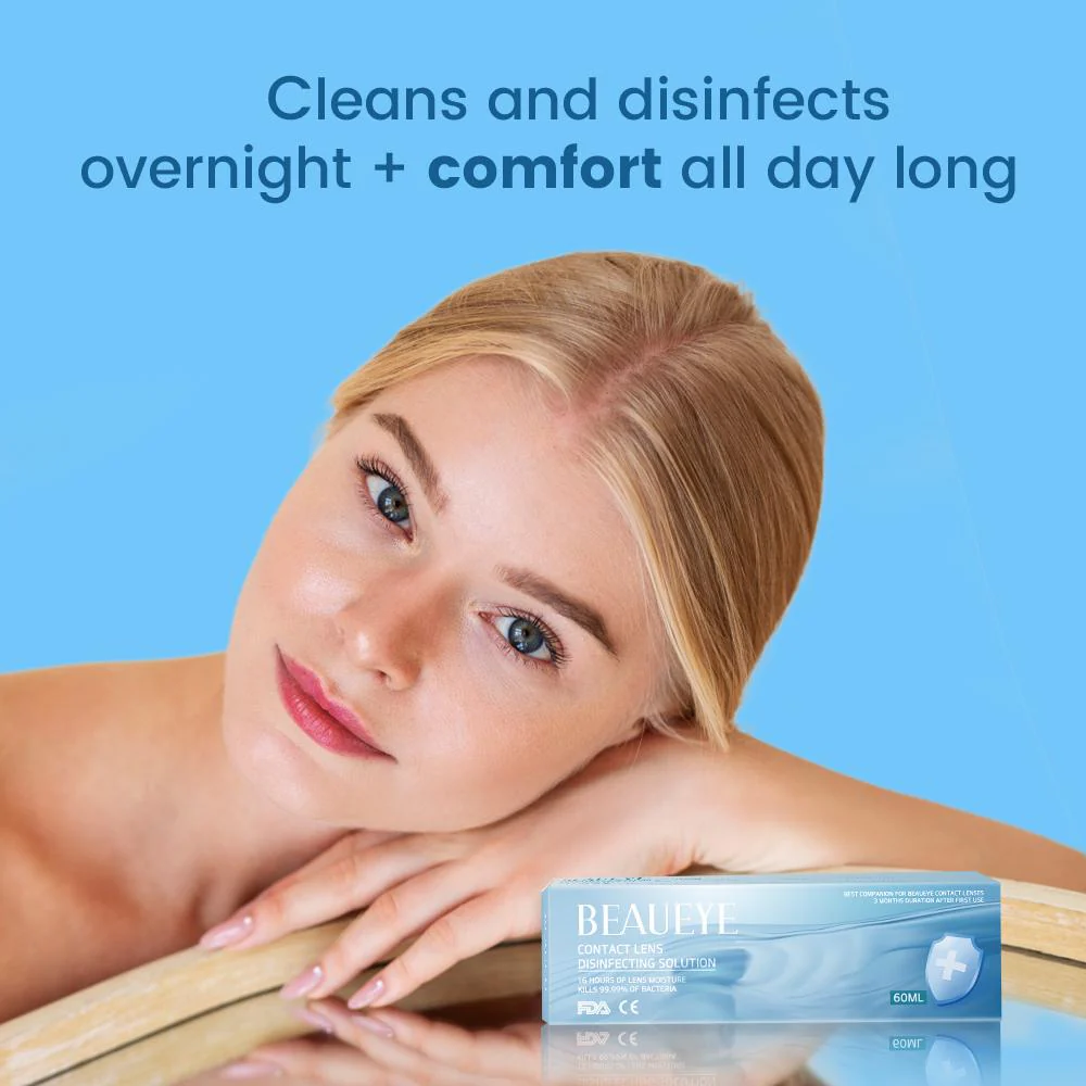 BEAUEYE Marilyn Contact Lens Disinfecting Solution (60 ml) - Roseibase