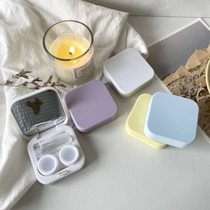 INS Cosmetic Colored Contact Lens Case - Roseibase