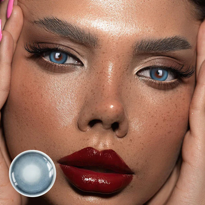 Daiquiri Blue Colored Contact Lenses - Roseibase