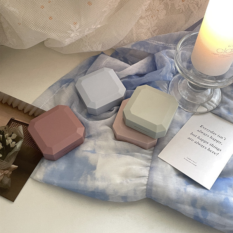 Like Fish Ins Simple Colored Contact Lens Case - Roseibase