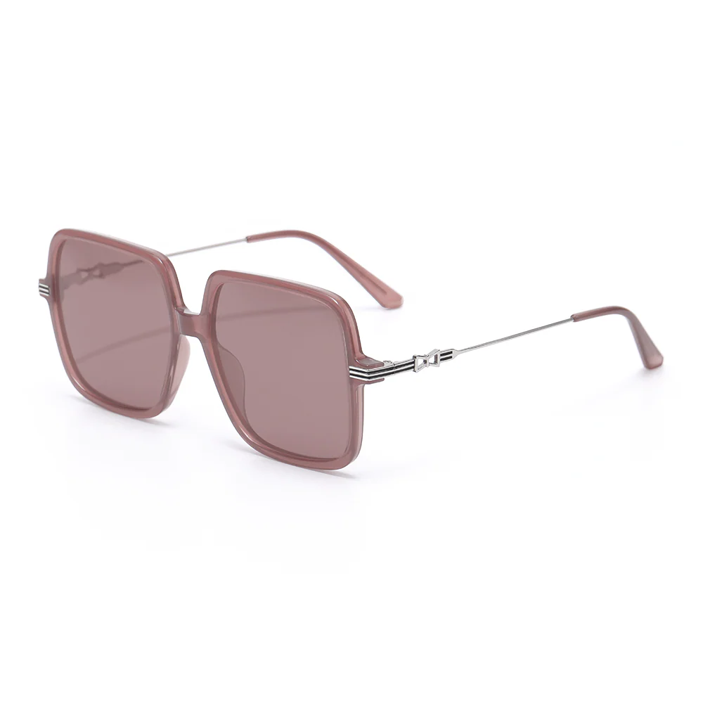 Alexandra Geometric Pink Sunglasses - Roseibase