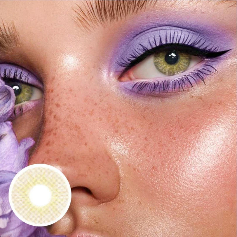 Cherry  Lumirere Brown Colored Contact Lenses - Roseibase