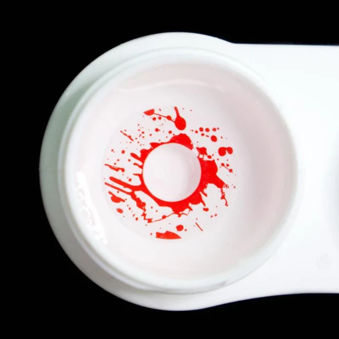 Halloween Trauma White Colored Contact Lenses - Roseibase
