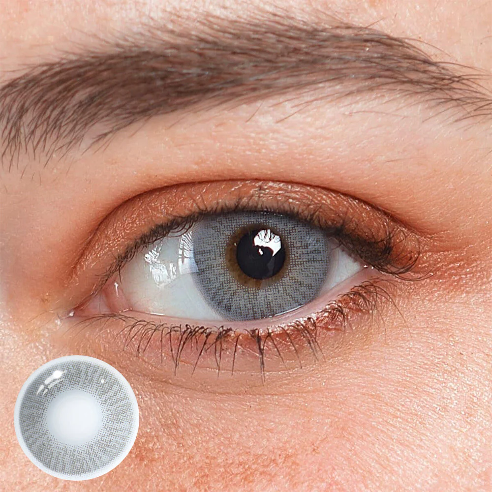 Artemis Ash Gray Colored Contact Lenses - Roseibase