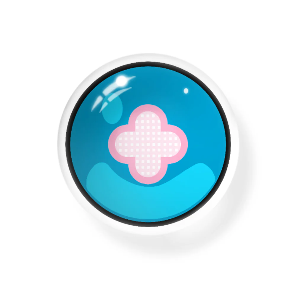 Cosplay Genshin Impact Hibana Blue Colored Contact Lenses - Roseibase