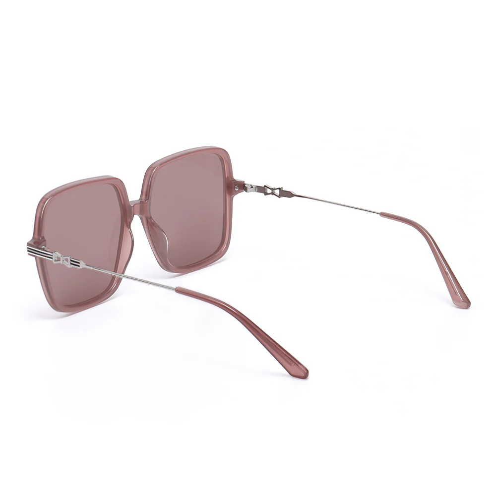Alexandra Geometric Pink Sunglasses - Roseibase