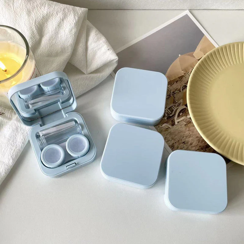 INS Cosmetic Colored Contact Lens Case - Roseibase