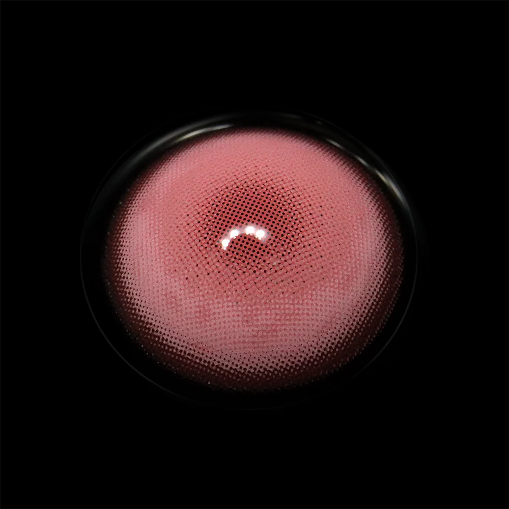 Cosplay Fairy Pink Colored Contact Lenses - Roseibase