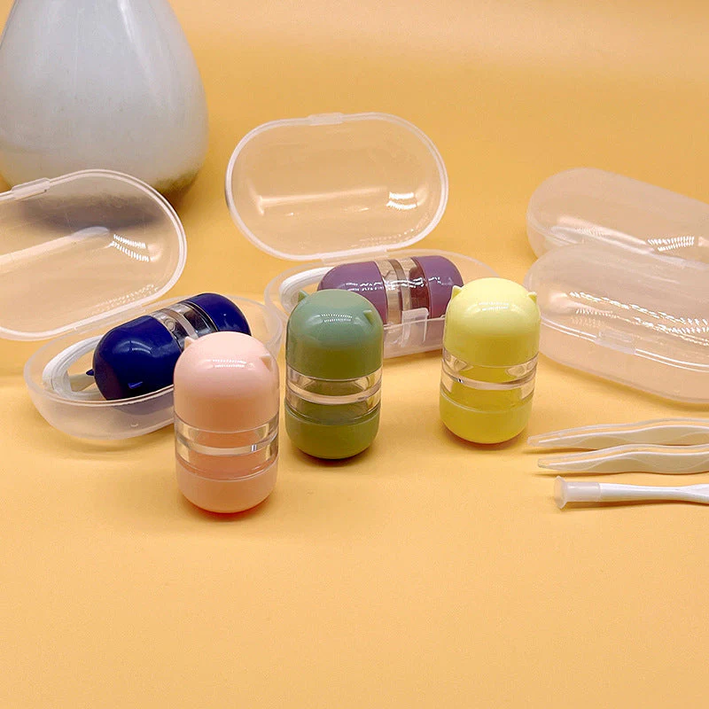 Economic Colored Contact Lens Case - Roseibase