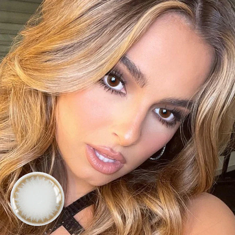 Adriene Brown Prescription Colored Contact Lenses - Roseibase