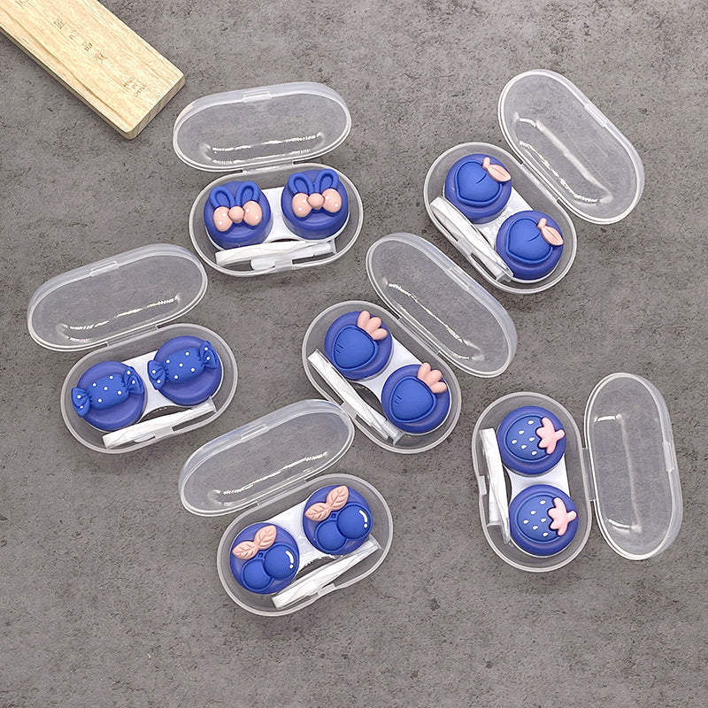 Cute Fruit Colored Contact Lens Case - Roseibase