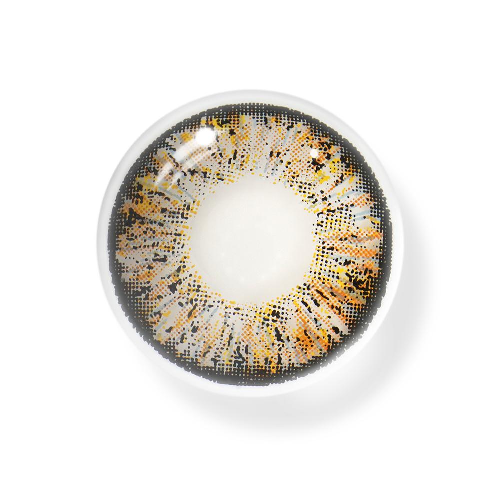 Carnelian Brown Colored Contact Lenses - Roseibase