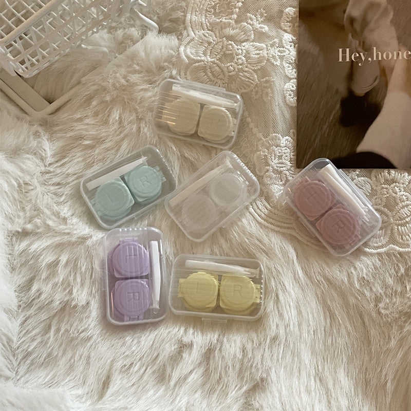 INS like Fish Transparent Simple Colored Contact Lens Case - Roseibase